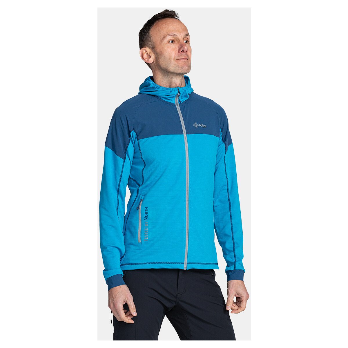 Kilpi  Pánská outdoorová mikina  MEMPHIS-M  Modrá