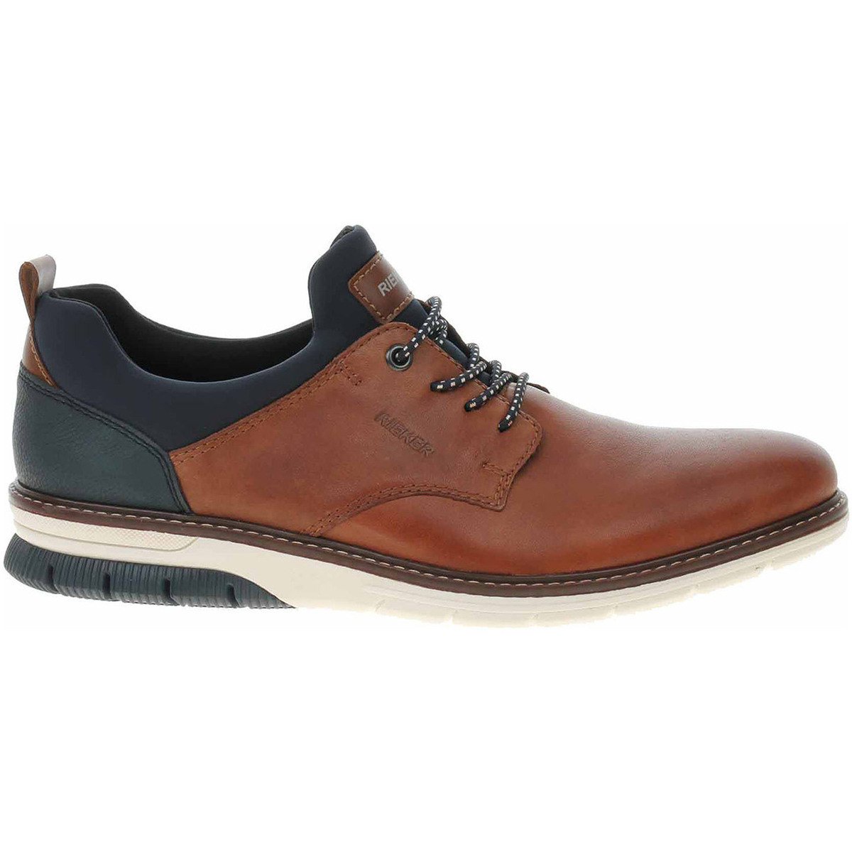 Rieker  Pánské polobotky  14454-22 braun  Hnědá