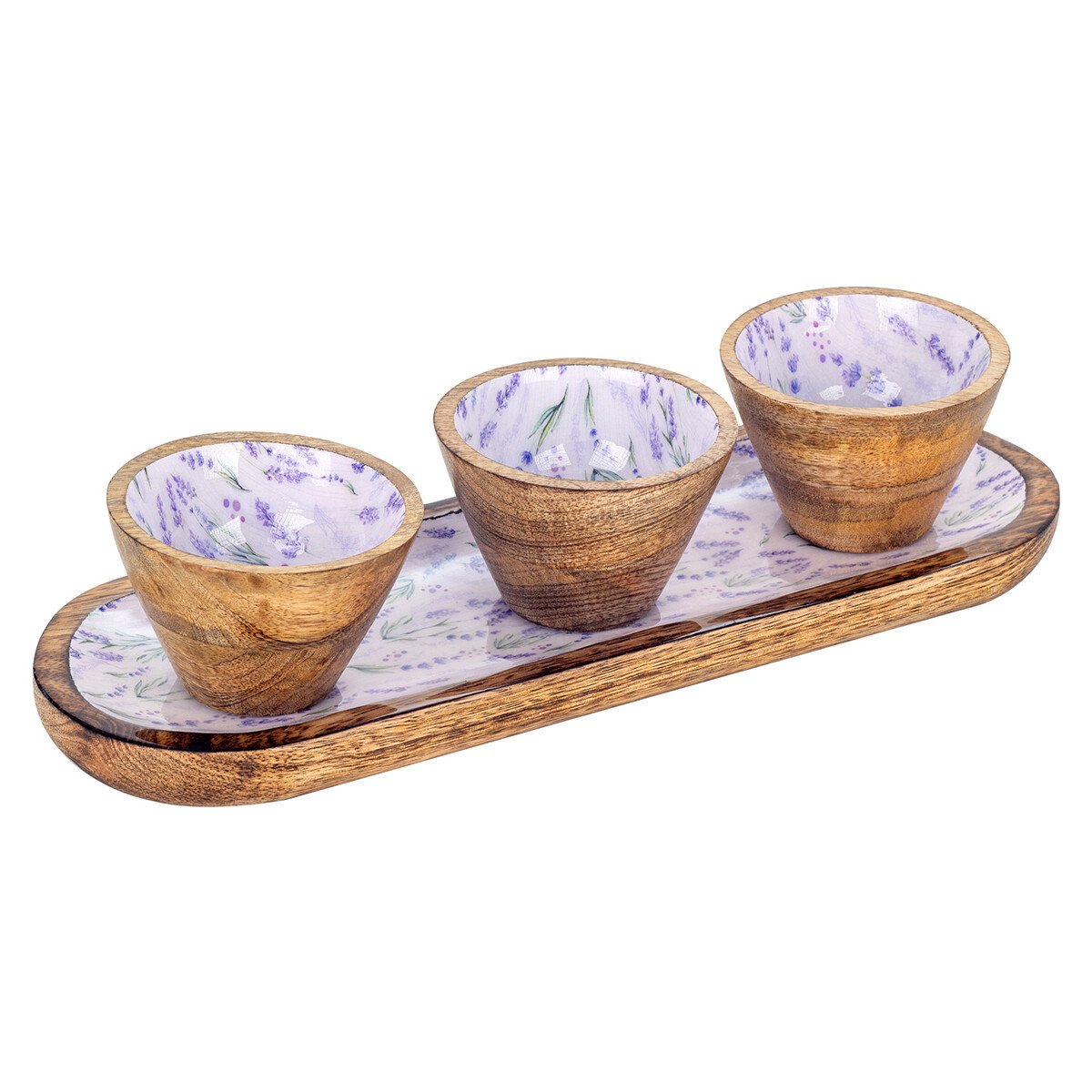 Signes Grimalt  Misky Levandulové Podnos  Hnědá