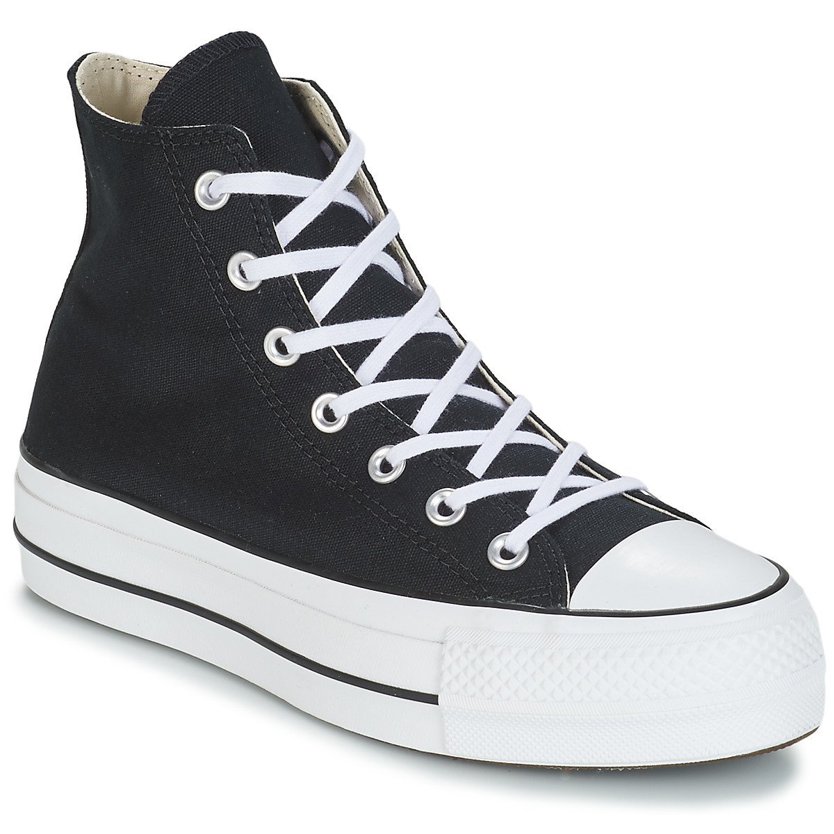 Converse  CHUCK TAYLOR ALL STAR LIFT CANVAS HI  Černá