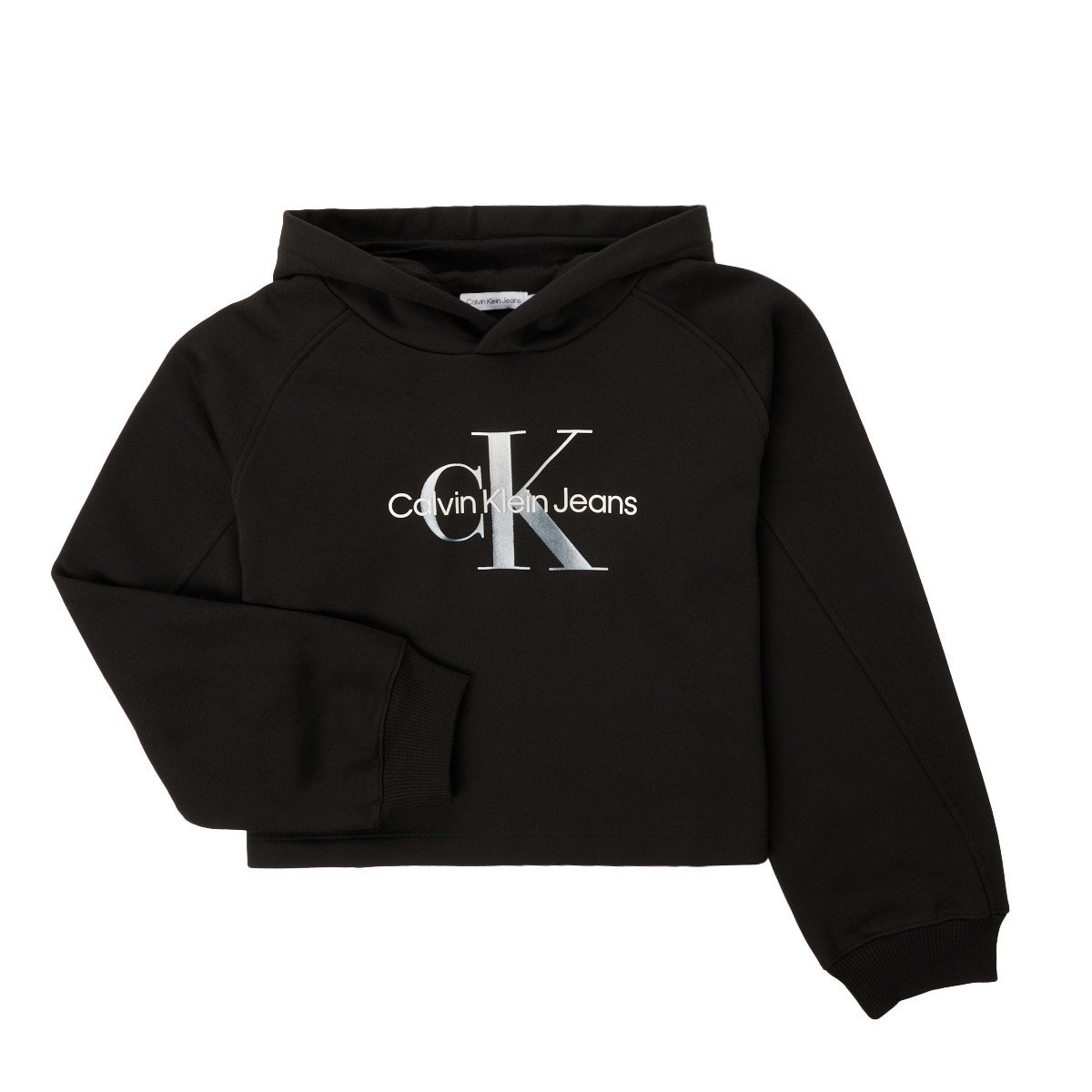 Calvin Klein Jeans  GRADIENT MONOGRAM HOODIE  Černá