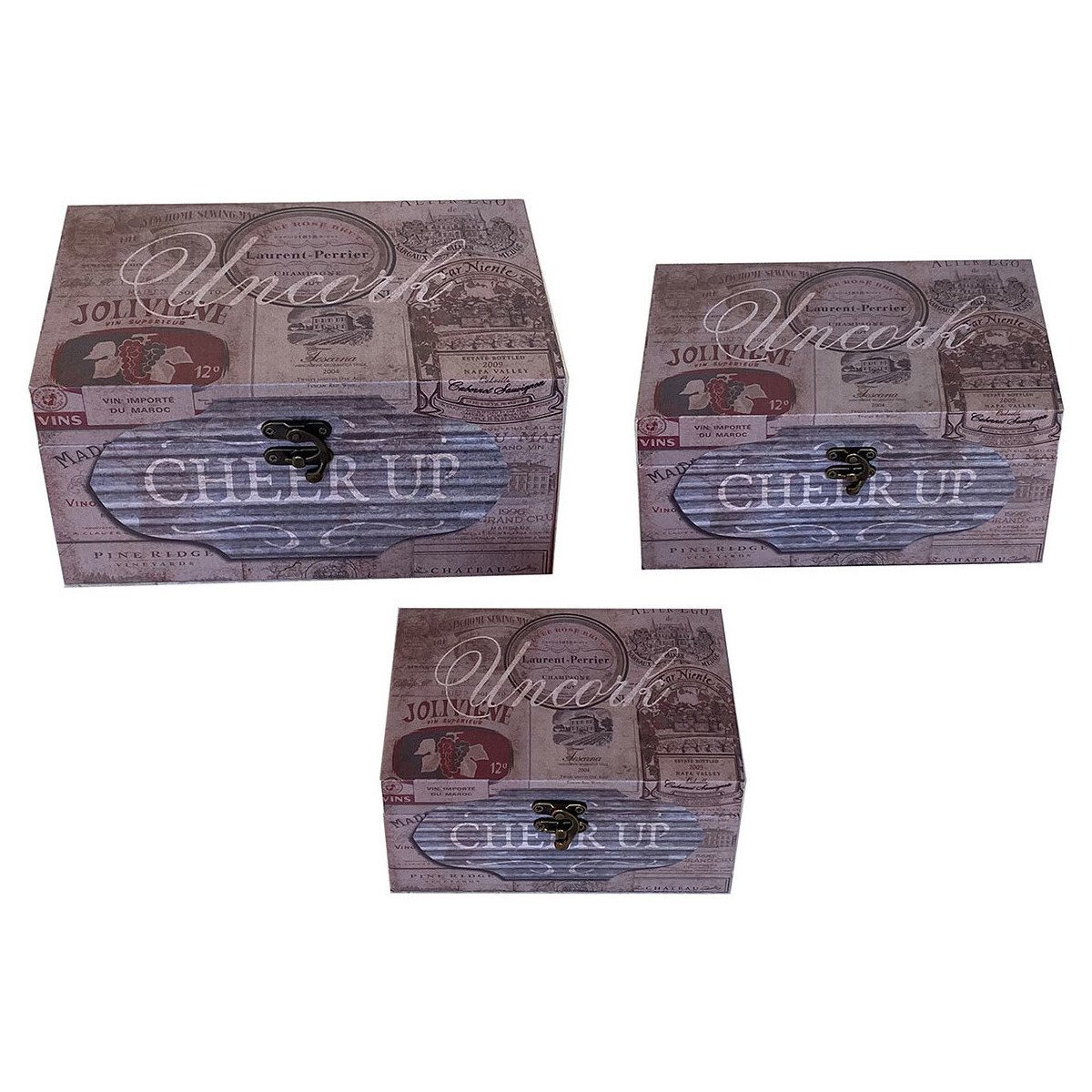 Signes Grimalt  Vintage Boxy Svět 3 Jednotky  Hnědá