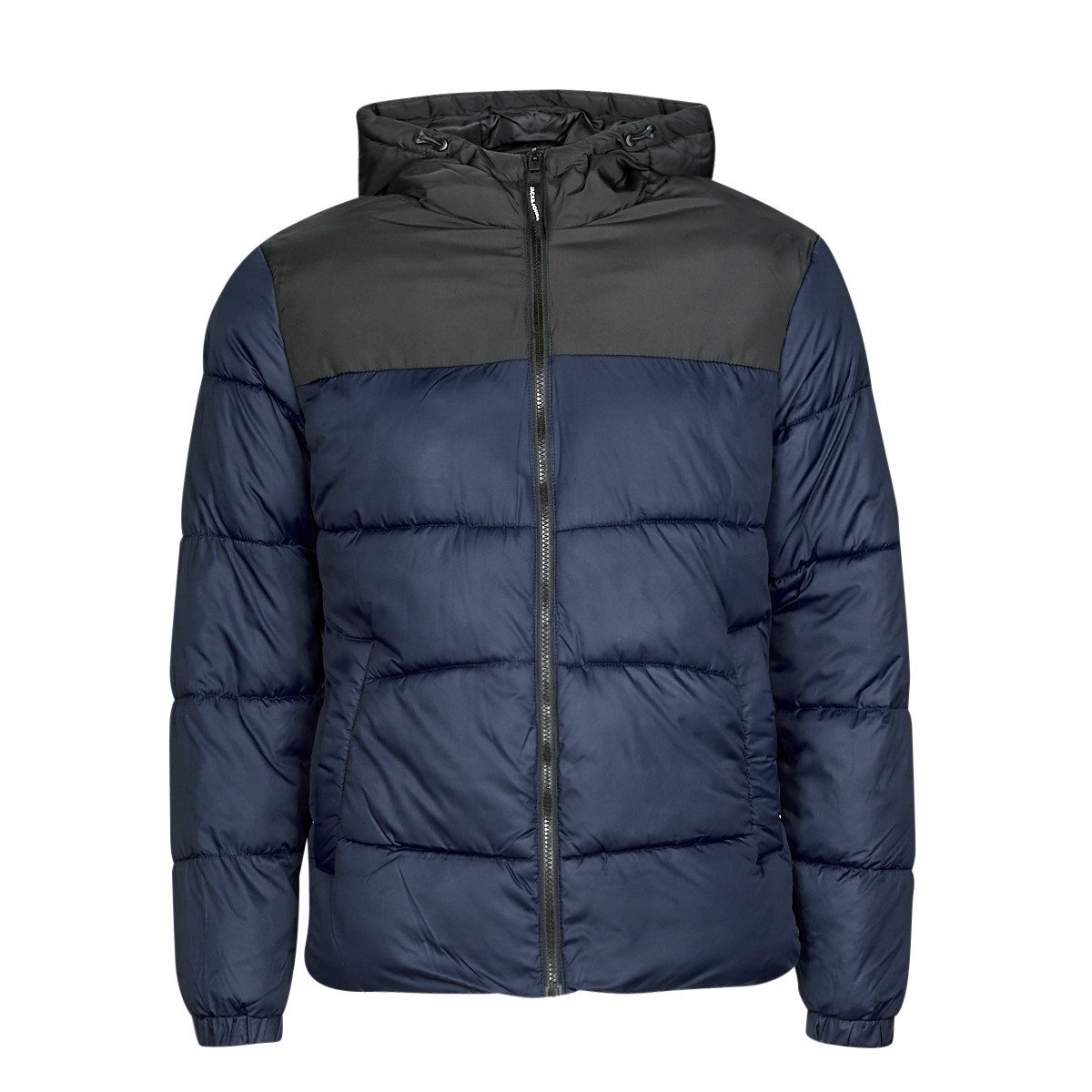 Jack & Jones  JJCHILI PUFFER HOOD  Tmavě modrá