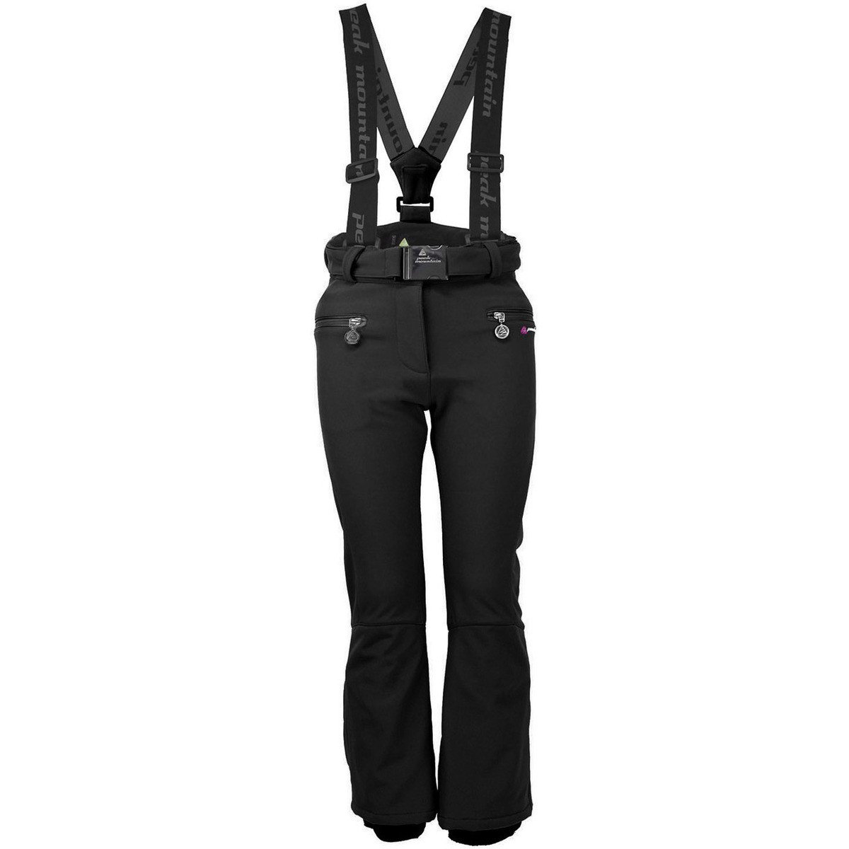 Peak Mountain  Pantalon de ski softshell fille FAFUZZA  Černá