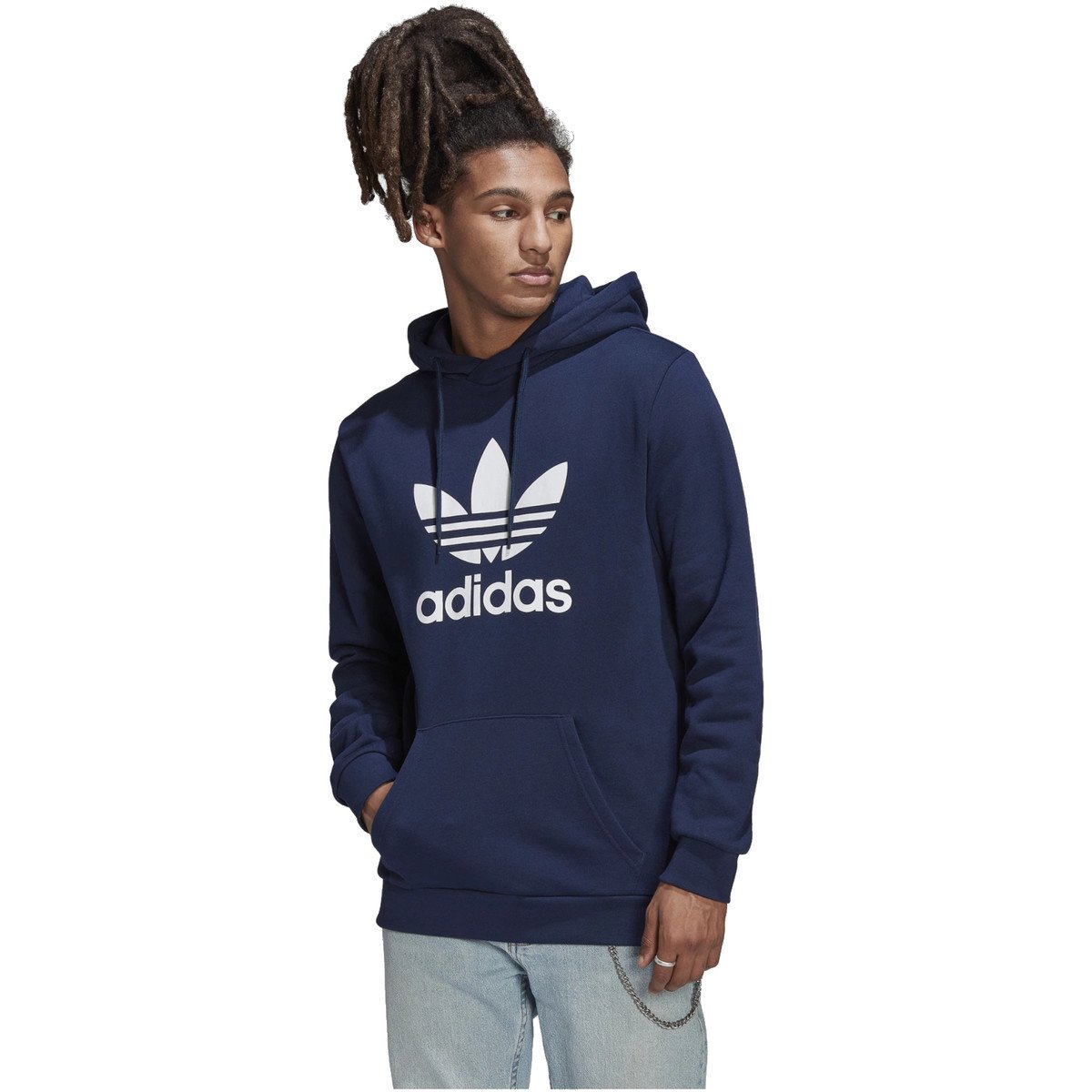 adidas  adidas Adicolor Classics Trefoil Hoodie  Modrá