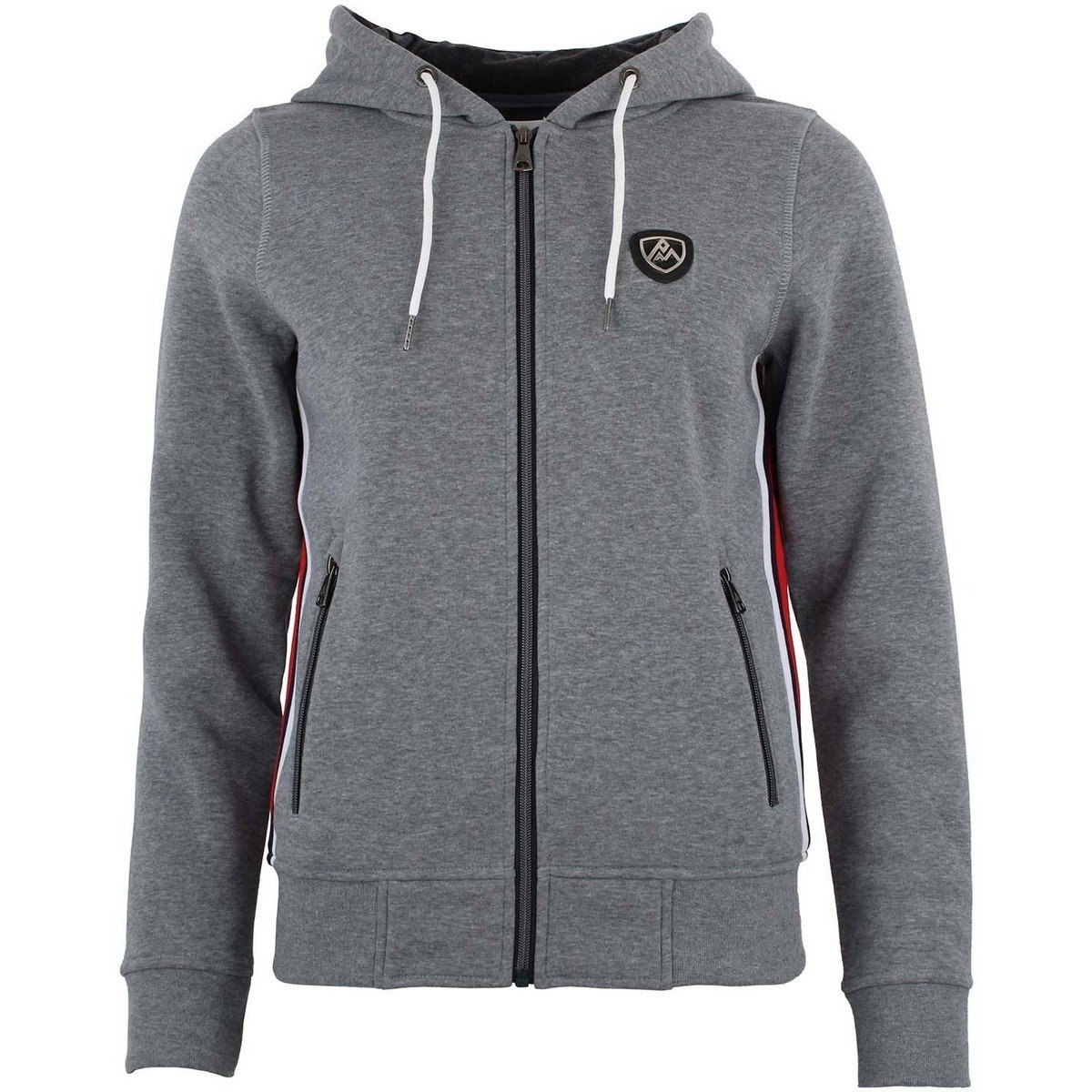 Peak Mountain  Sweat zippé à capuche femme ACHARLES  Šedá