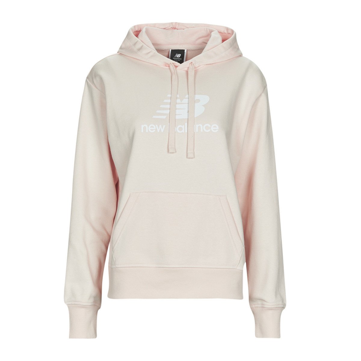 New Balance  Essentials Stacked Logo Hoodie  Béžová