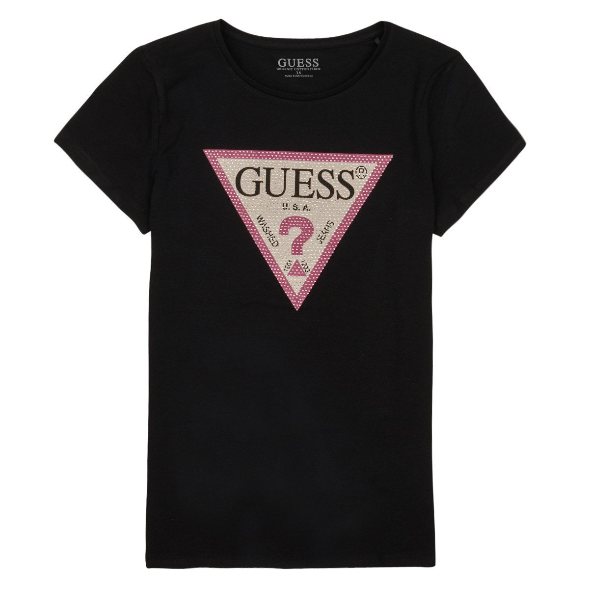 Guess  SS T SHIRT  Černá