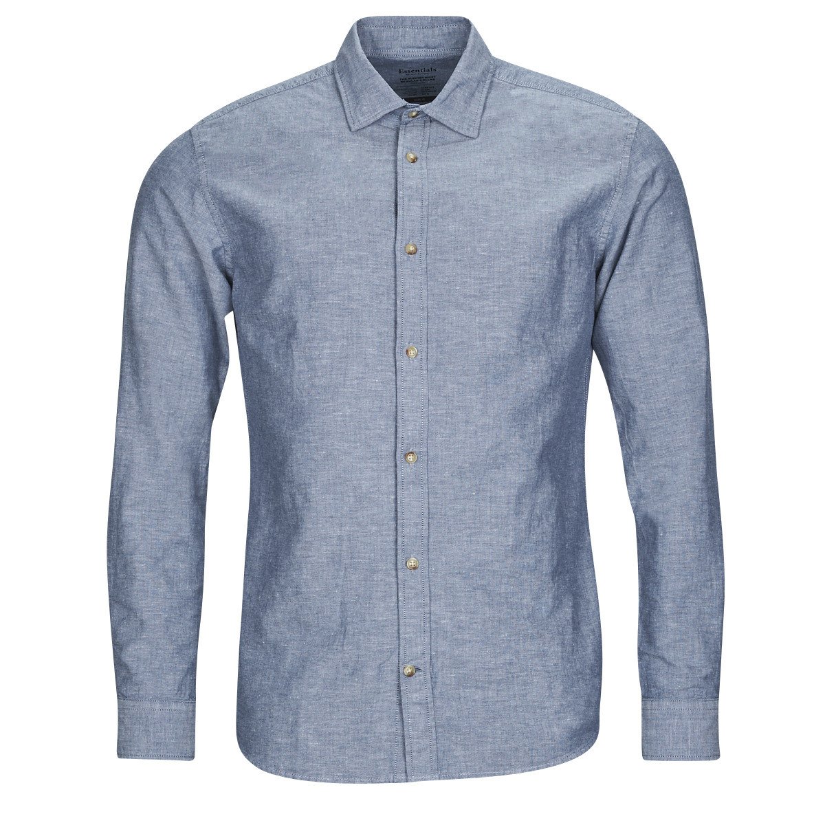 Jack & Jones  JJESUMMER SHIRT L/S  Modrá