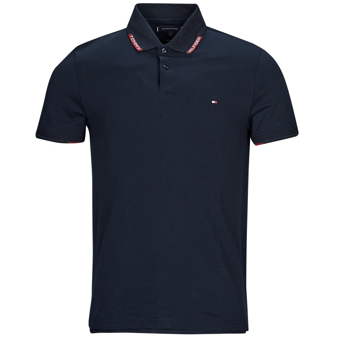 Tommy Hilfiger  COLLAR PLACEMENT REG POLO  Tmavě modrá