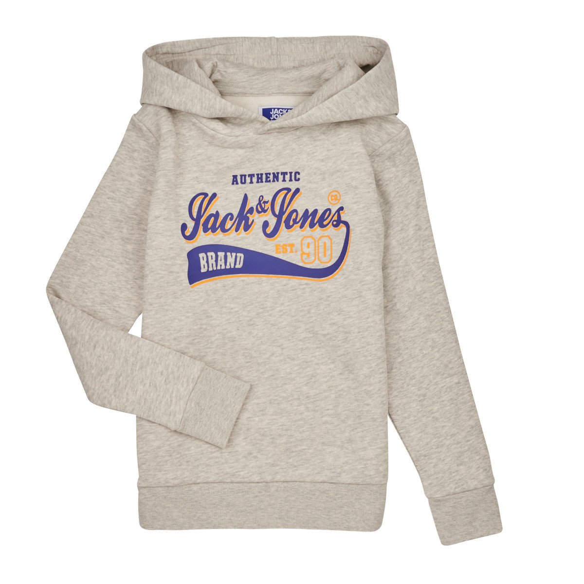 Jack & Jones  JJELOGO SWEAT HOOD 2 COL 23/24 JNR  Šedá