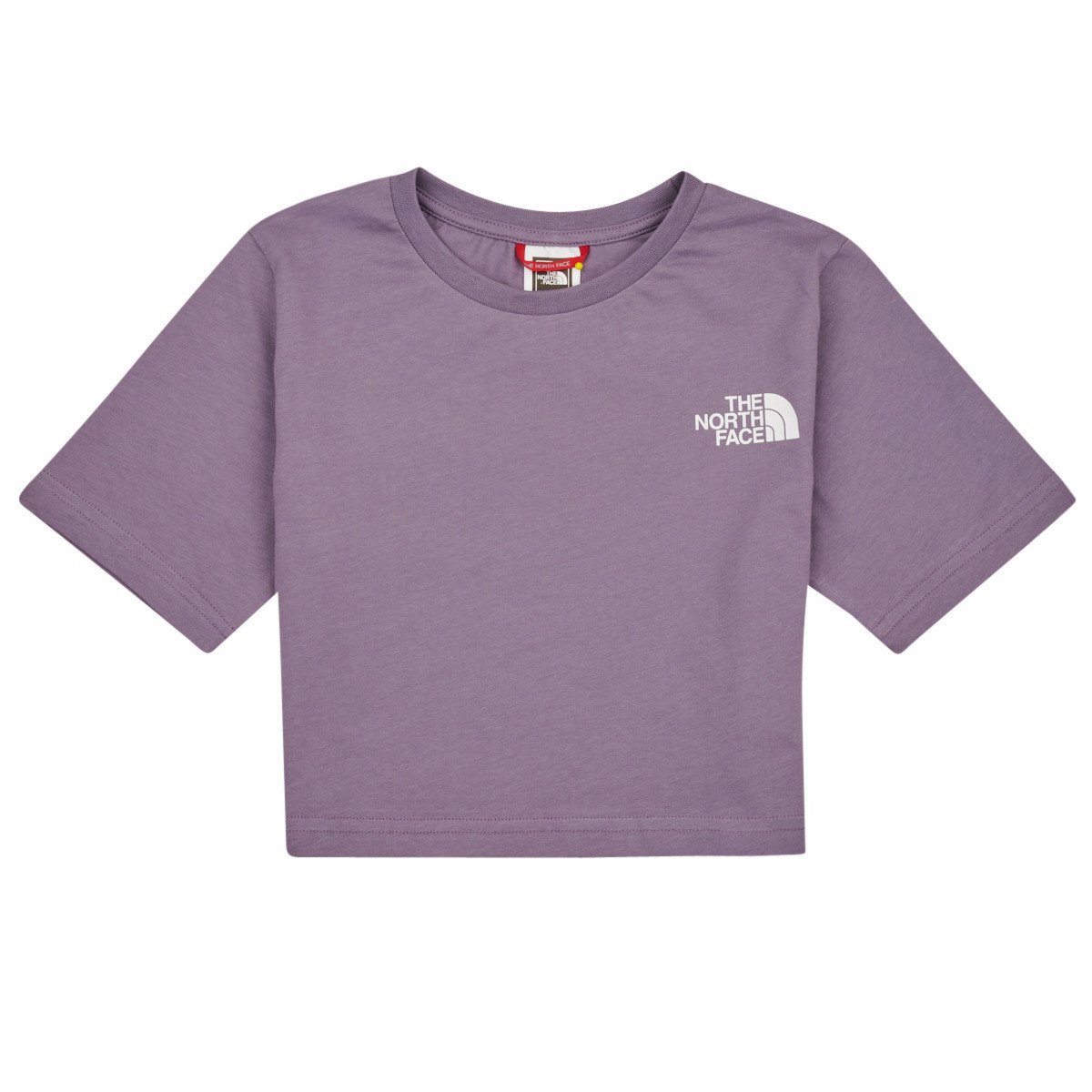 The North Face  Girls S/S Crop Simple Dome Tee  Fialová