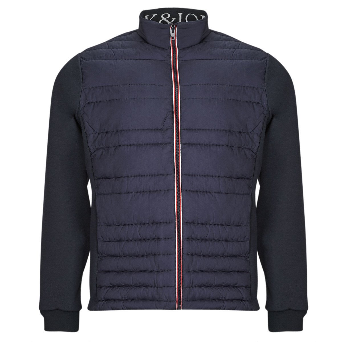 Jack & Jones  JJSANTO HYBRID JACKET  Tmavě modrá