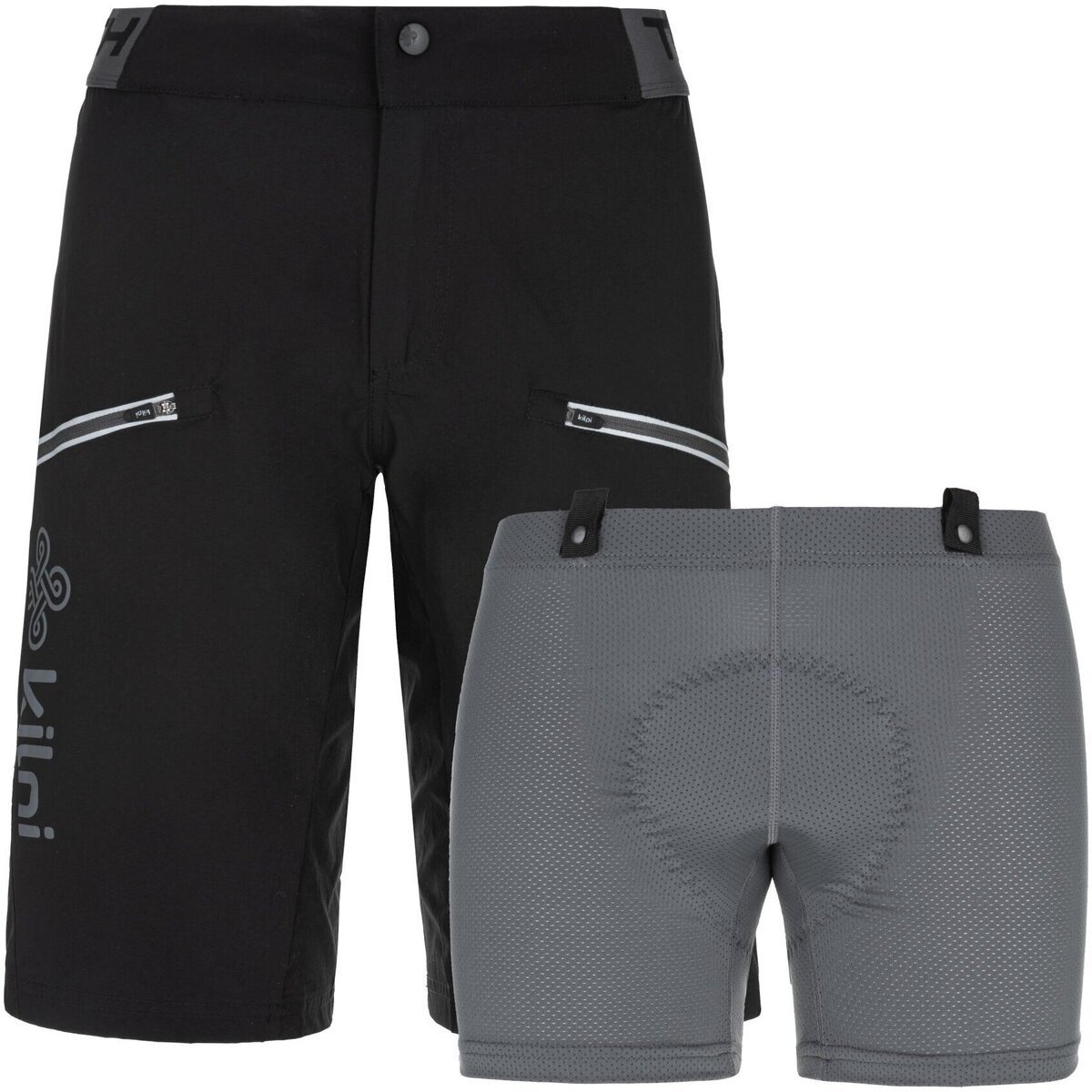 Kilpi  Dámské cyklistické kraťasy  TRACKEE-W  Černá