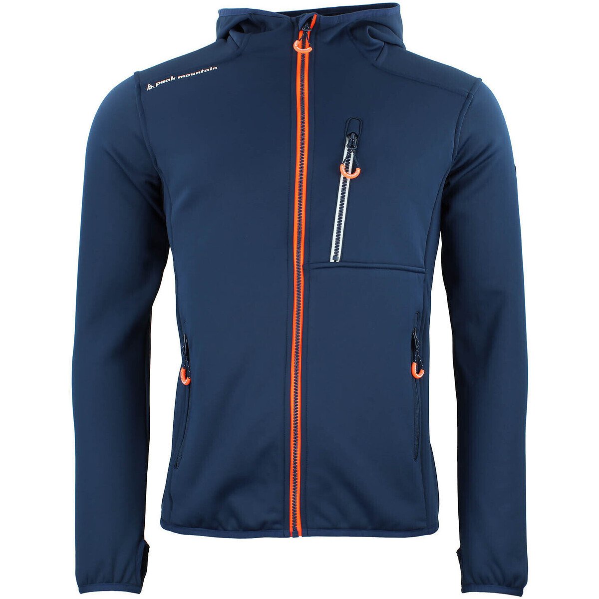 Peak Mountain  Blouson polarshell homme CAMPO  Tmavě modrá