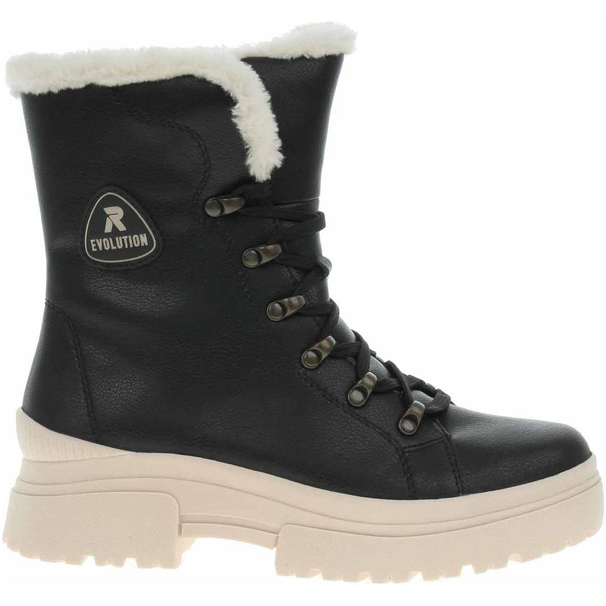 Rieker  Dámská kotníková obuv  W0372-00 schwarz  Černá