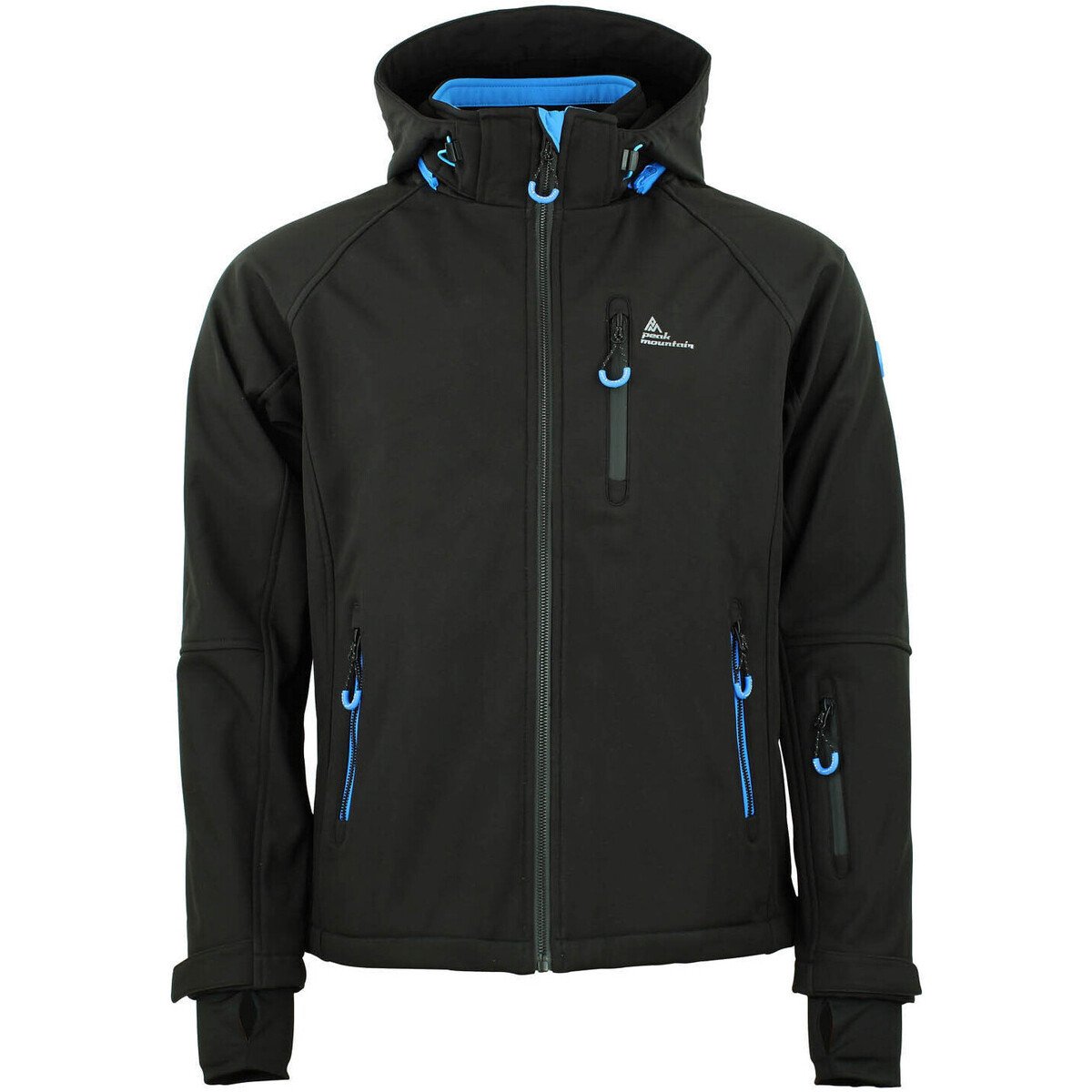 Peak Mountain  Blouson softshell homme CIMALEO  Černá