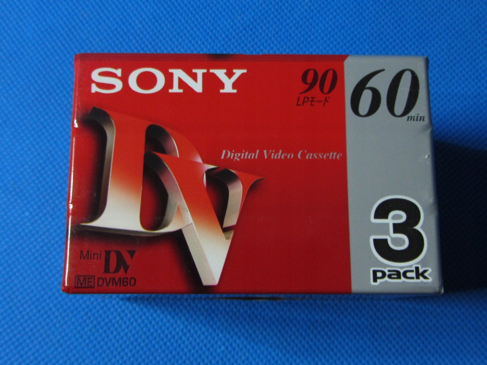 3x Kazeta Sony DV DVM60 Mini DV 3DVM60R3 3-PAK