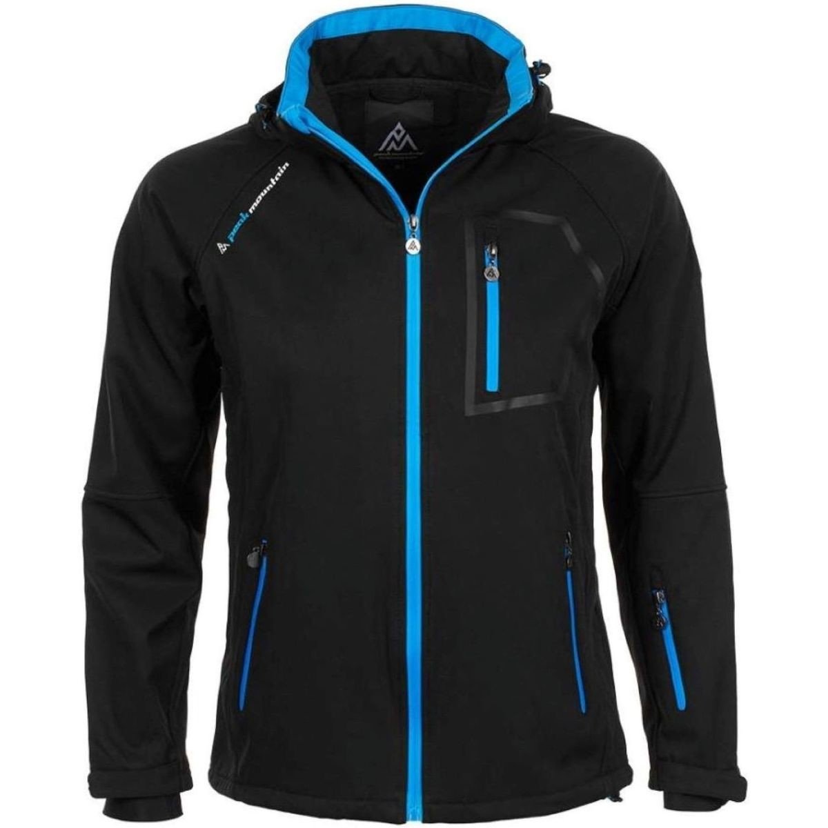 Peak Mountain  Blouson softshell homme CIMALEAK  Černá