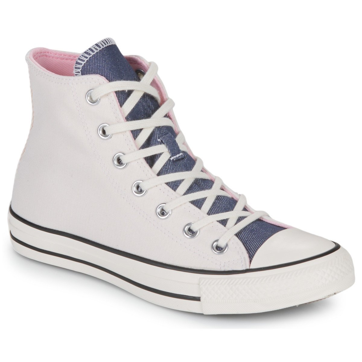 Converse  CHUCK TAYLOR ALL STAR DENIM FASHION HI  Bílá