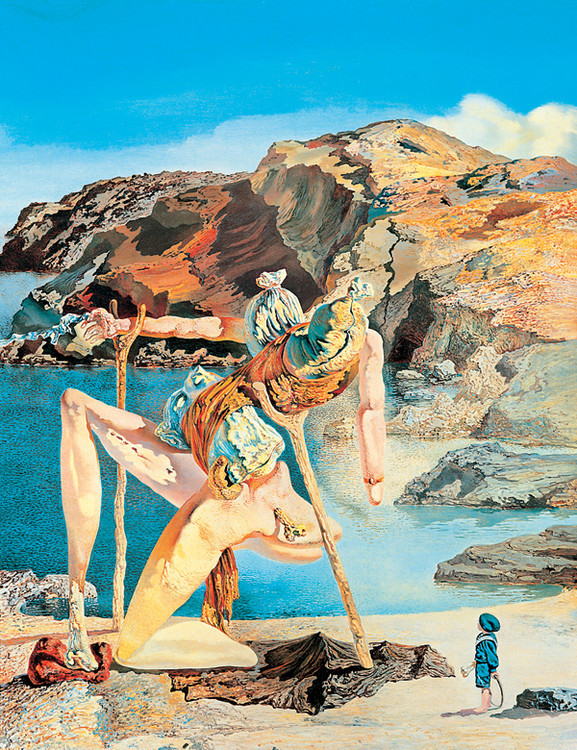 MIGNECO&SMITH Umělecký tisk Le spectre des sex appeal, Salvador Dalí, (50 x 70 cm)