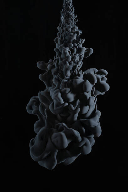 banusevim Umělecká fotografie Abstract paint splash background on black, banusevim, (26.7 x 40 cm)