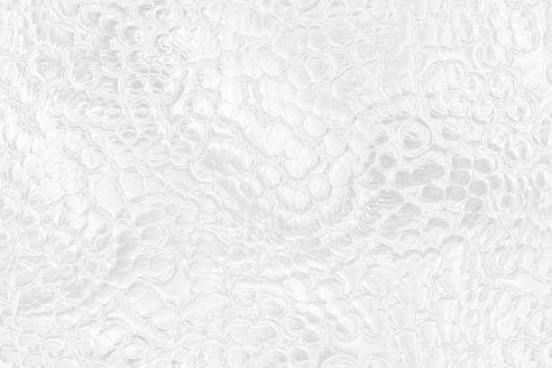 Anna Bliokh Umělecká fotografie White Silver Bubble Background Abstract Snake, Anna Bliokh, (40 x 26.7 cm)