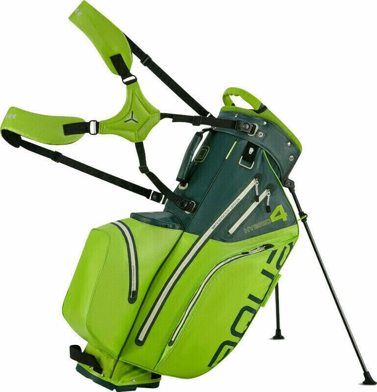 Big Max Aqua Hybrid 4 Forest Green/Lime Stand Bag