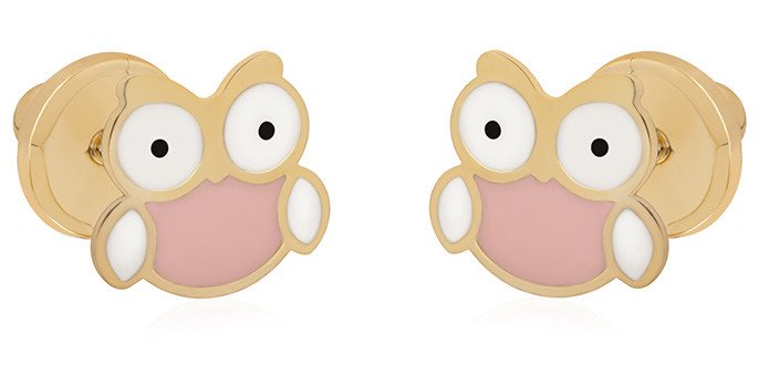 Brilio Hravé náušnice ze žlutého zlata Sovičky 14/168.771/17ROSA