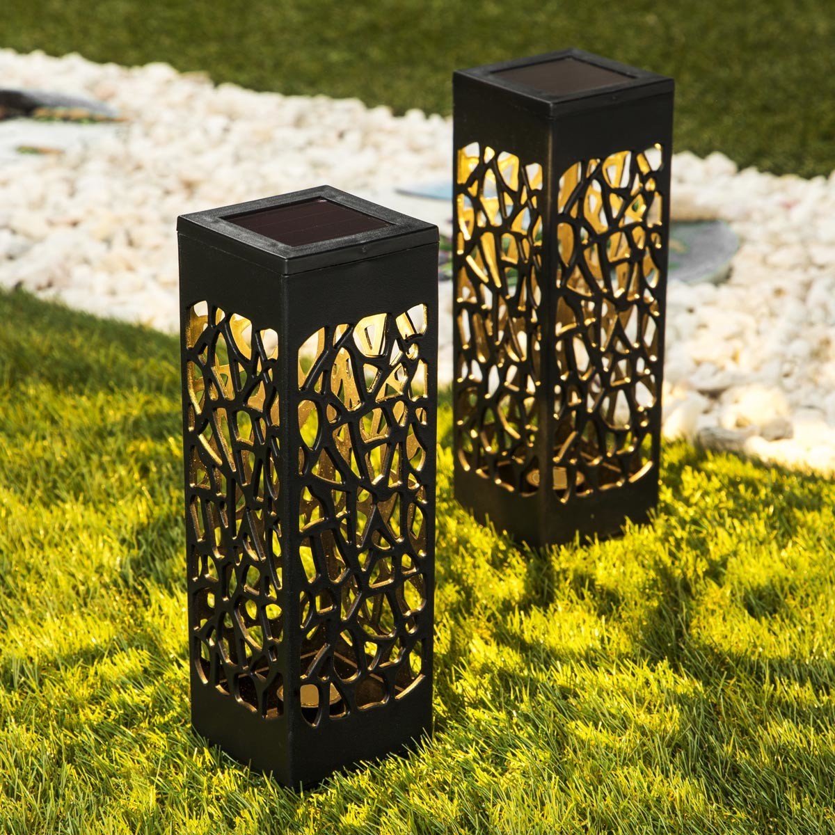 Haushalt international Solární stínové lampy, 2 ks