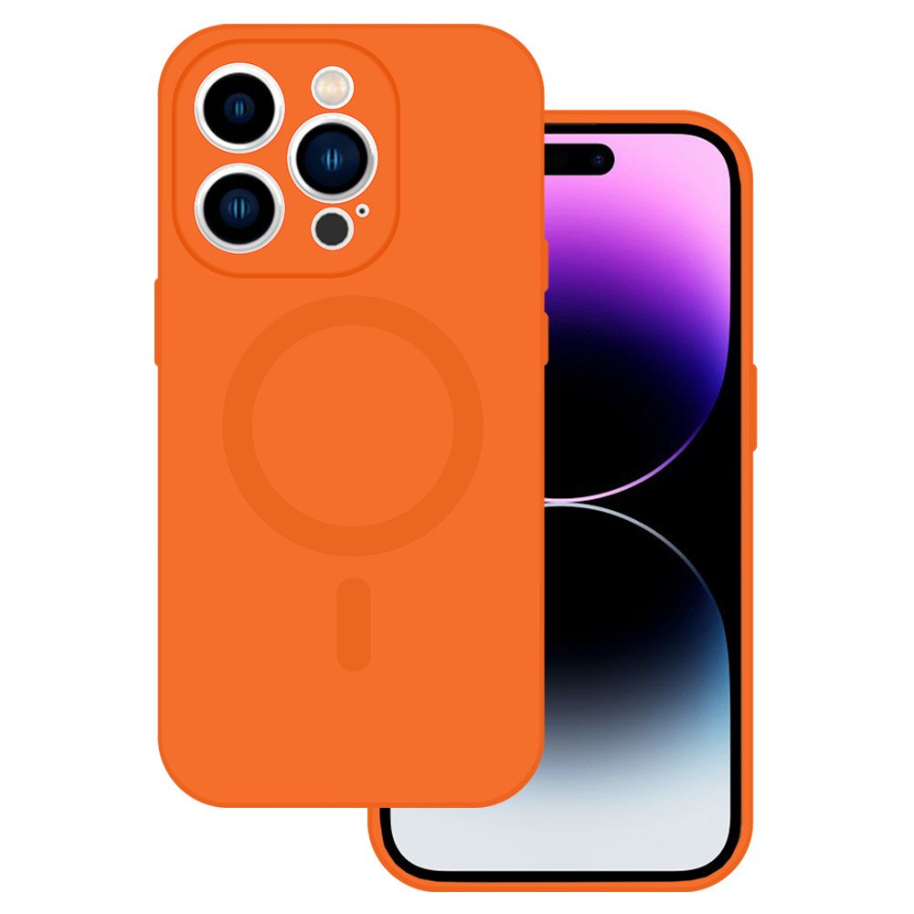 TEL PROTECT MagSilikonové pouzdro pro Iphone 13 Orange