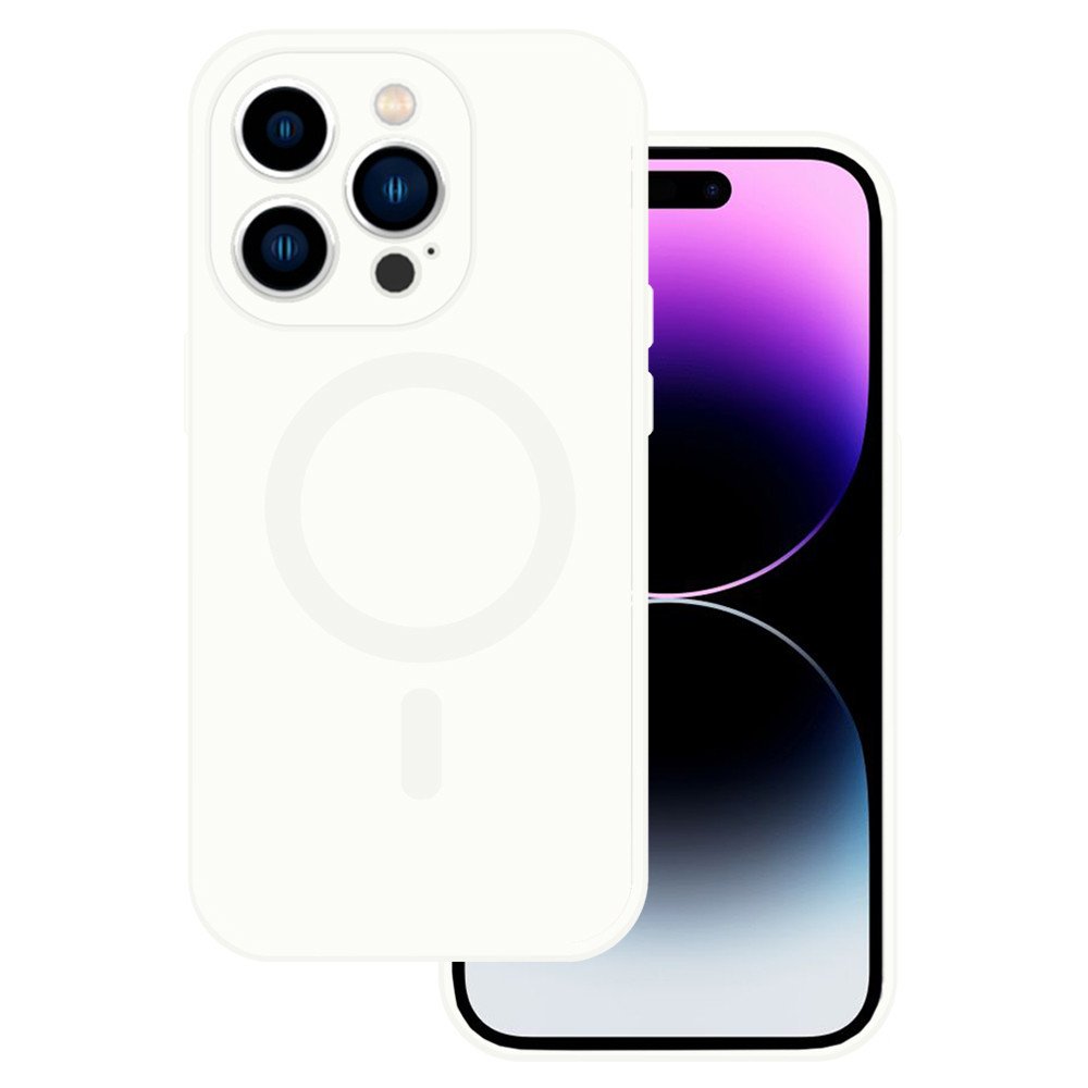 TEL PROTECT MagSilikonové pouzdro pro Iphone 15 Plus White