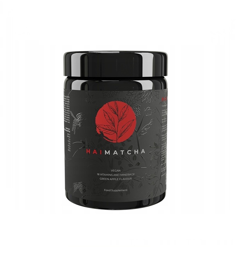 Hai Matcha Food Supplement Doplněk stravy matcha čaj pro spalování tuku a zlepšení metabolismu 150g