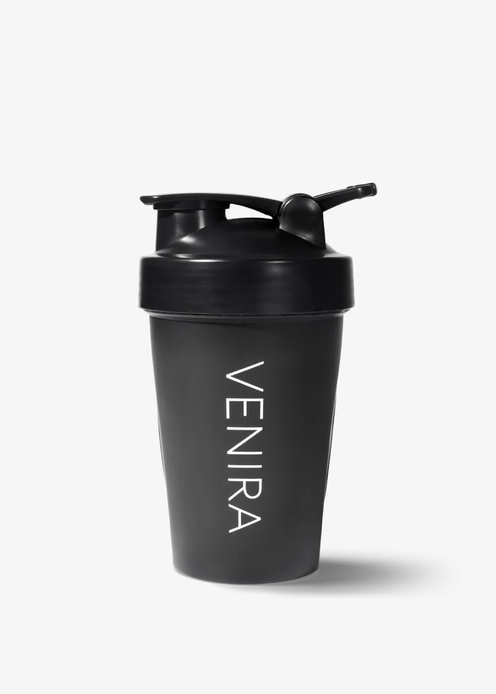 VENIRA shaker PRO s poutkem, černý, 400 ml