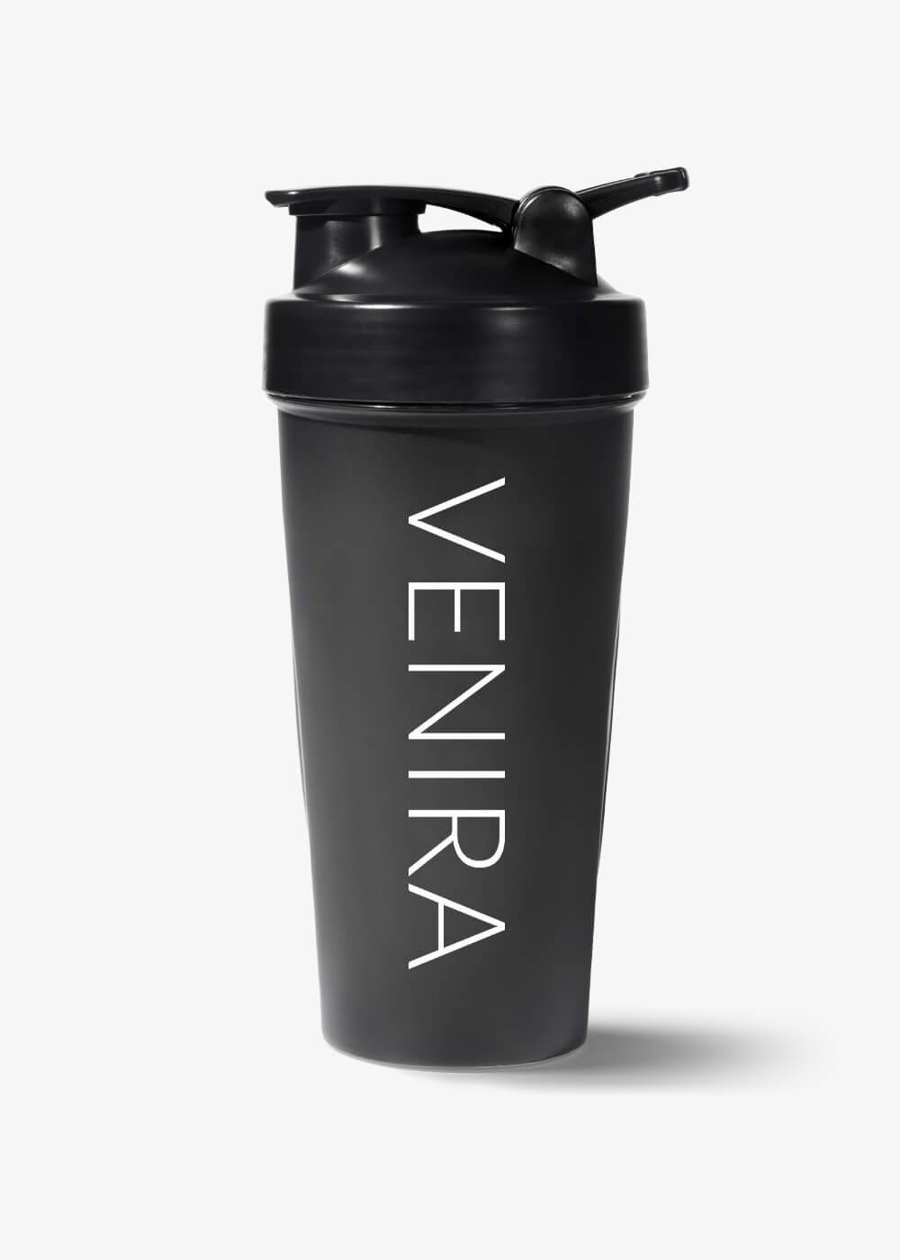 VENIRA shaker PRO s poutkem, černý, 600 ml