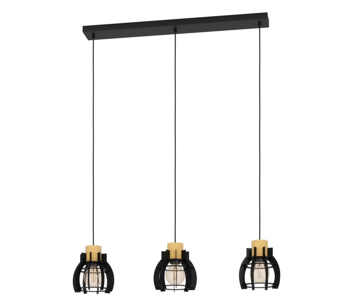 Eglo Eglo 43925 - Lustr na lanku STILLINGTON 3xE27/40W/230V
