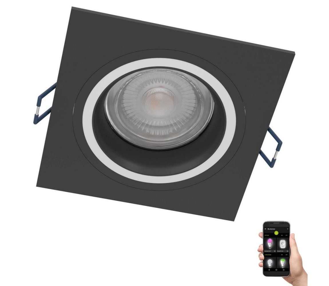 Eglo Eglo 900763 - LED RGBW Stmívatelné podhledové svítidlo CAROSSO-Z 4,7W/230V černá