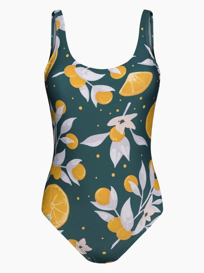 Veselé dámské jednodílné plavky Dedoles Pomeranče (D-F-BW-SW-OPS-C-1583) XS