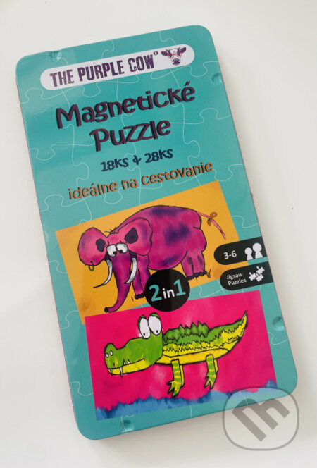 Magnetické Puzzle - ideálne na cestovanie - The Purple Cow