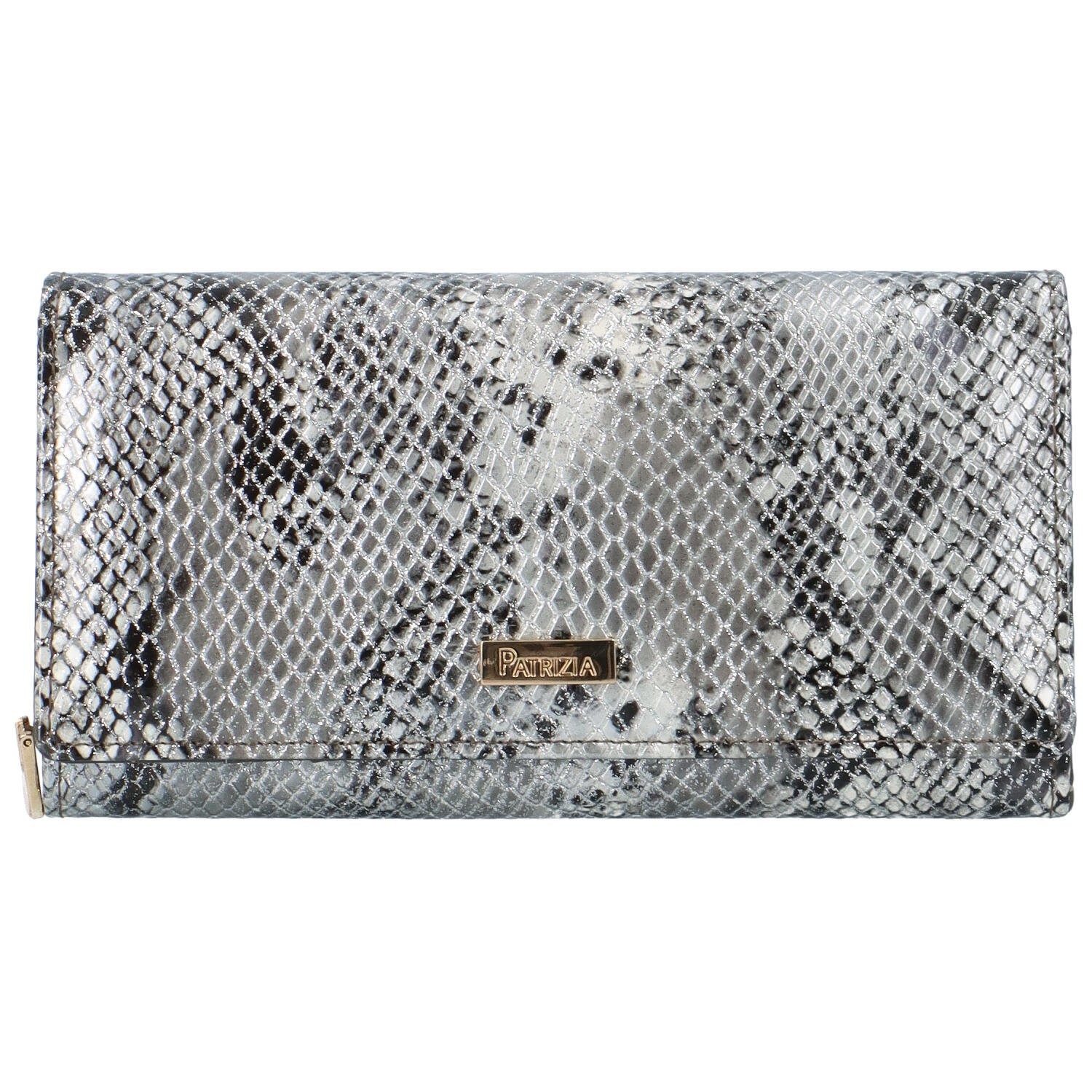 Dámská kožená peněženka šedá - Patrizia Cristtina šedá