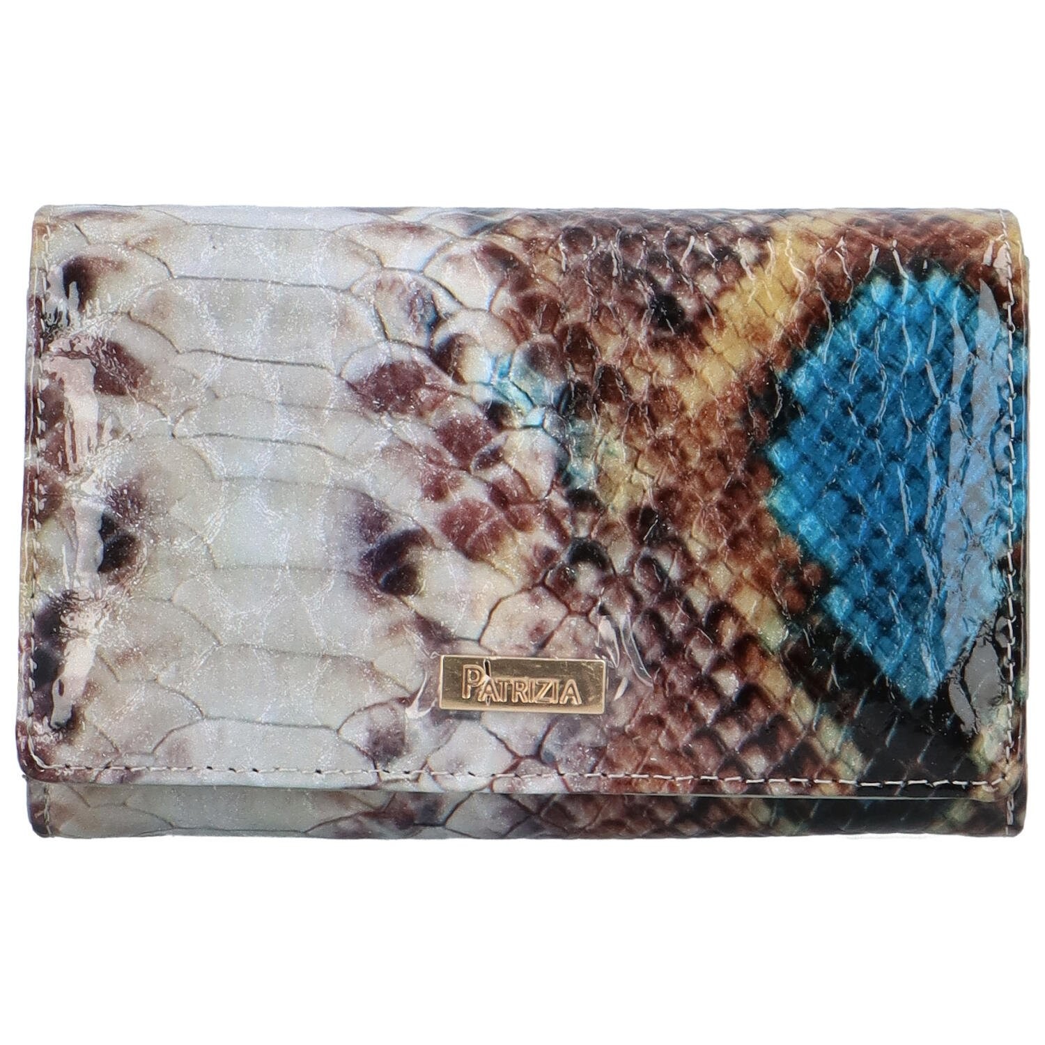 Dámská kožená peněženka modrá - Patrizia Lyberta modrá