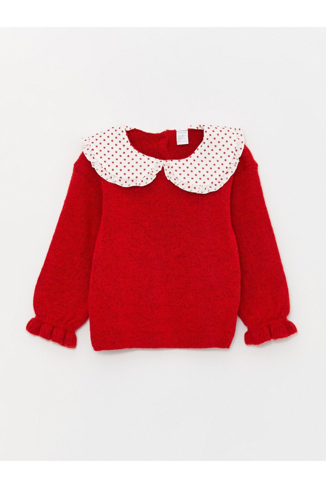 LC Waikiki Baby Girl Basic Long Sleeve Knitwear Sweater