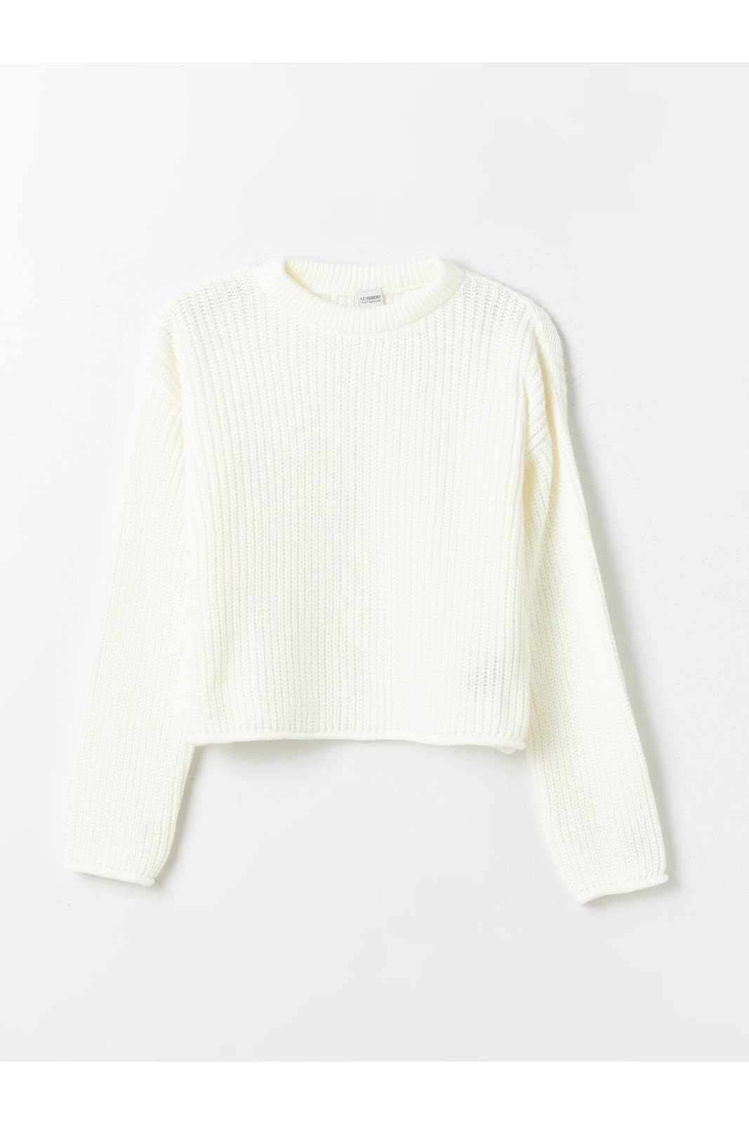 LC Waikiki Crew Neck Long Sleeve Girls' Knitwear Sweater