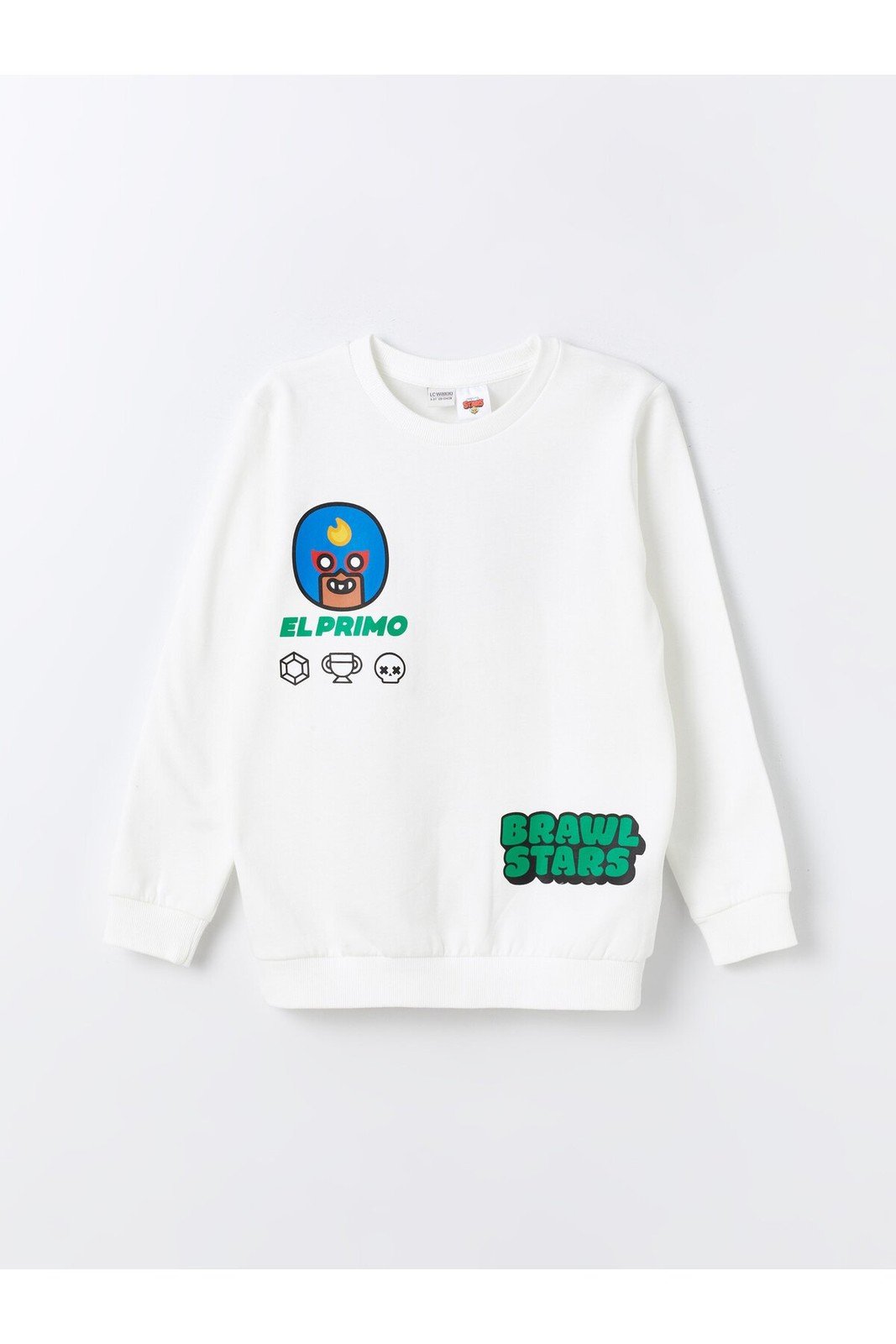 LC Waikiki Boys' Crew Neck Brawl Stars Printed Long Sleeve Sweatshirt