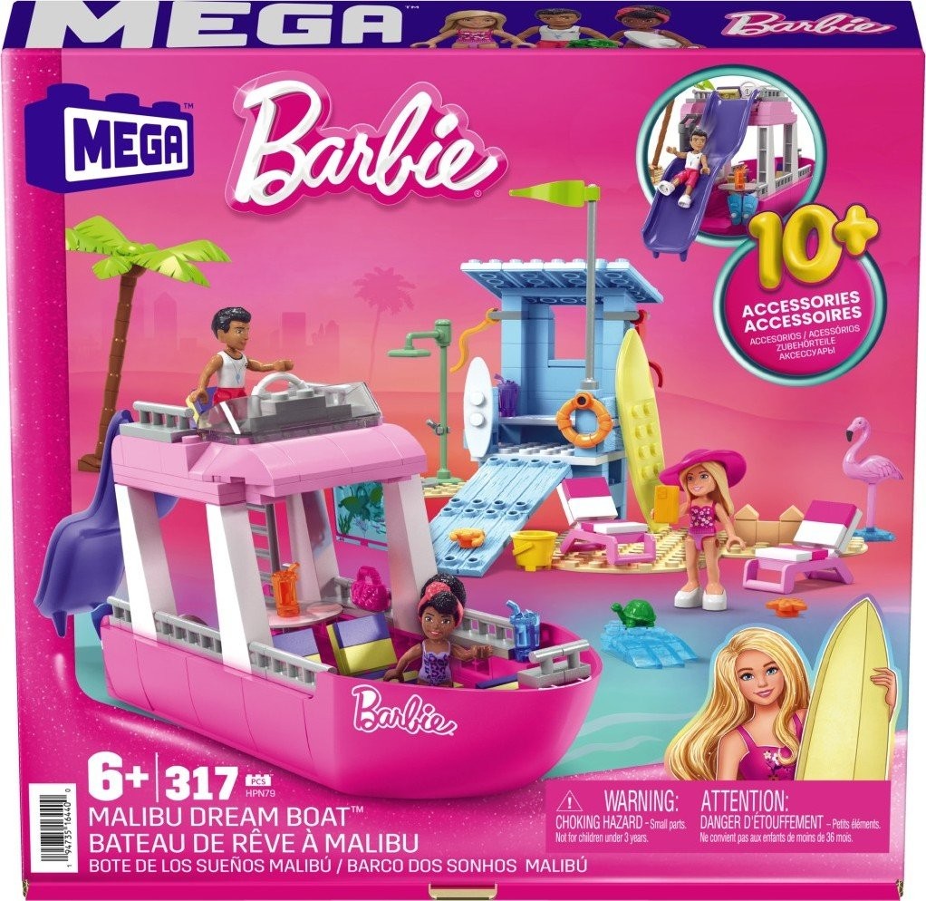 Mega construx Barbie Malibu loď snů - Mattel Batman