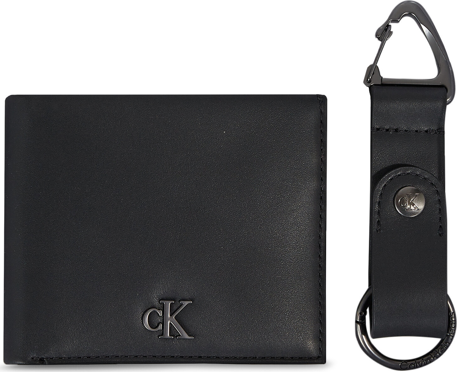 Sada peněženka a klíčenka Calvin Klein Jeans Gifting Bifold/Keyfob K50K511201 Black BDS