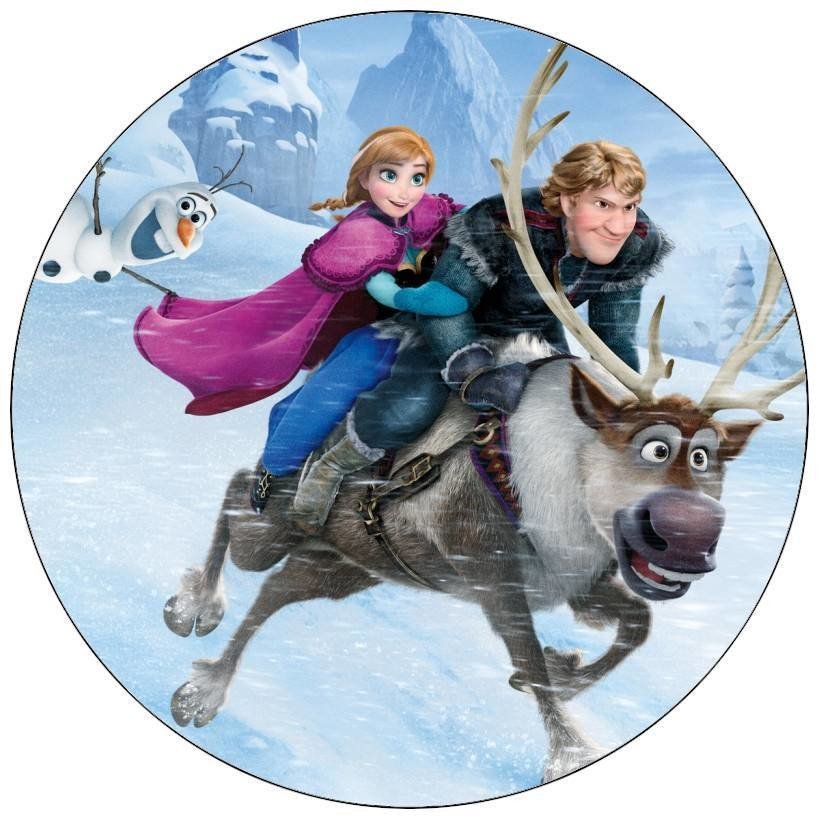 Jedlý papír Frozen Kristoff a Anna - Pictu Hap