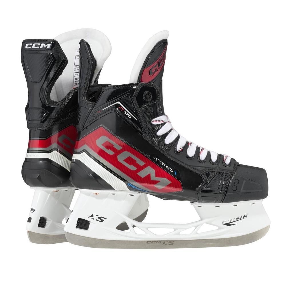 CCM Brusle Jetspeed FT670 INT, Intermediate, 6.0, 40.5, W