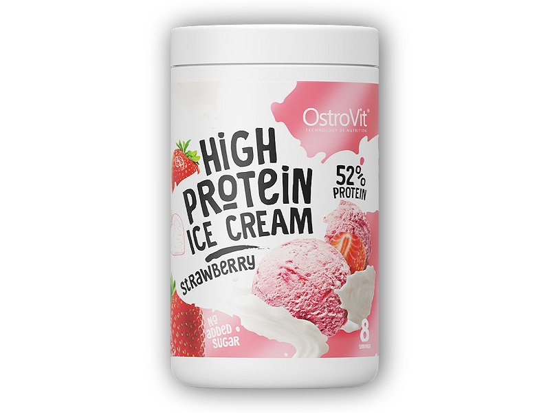 PROTEIN Ostrovit High protein ice cream 400g Varianta: milky