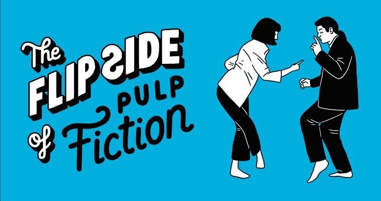 The Flip Side of Pulp Fiction: A Movie Flipbook (Little White Lies)(Paperback)